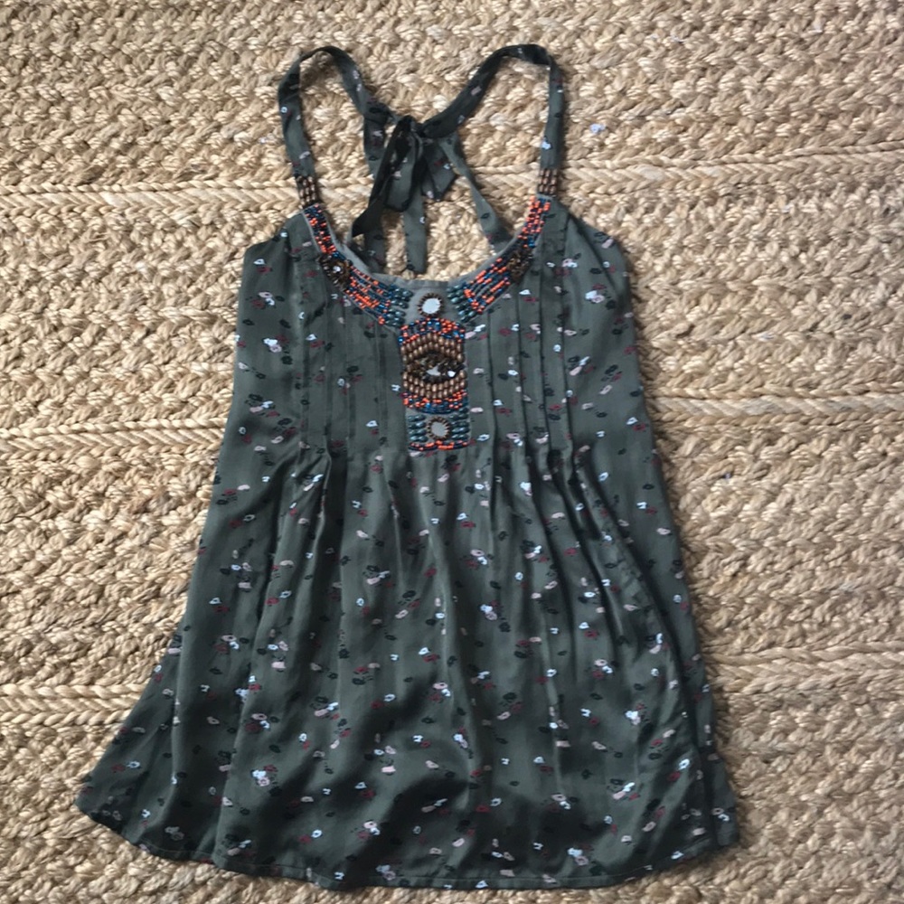 Free People beaded top Size S